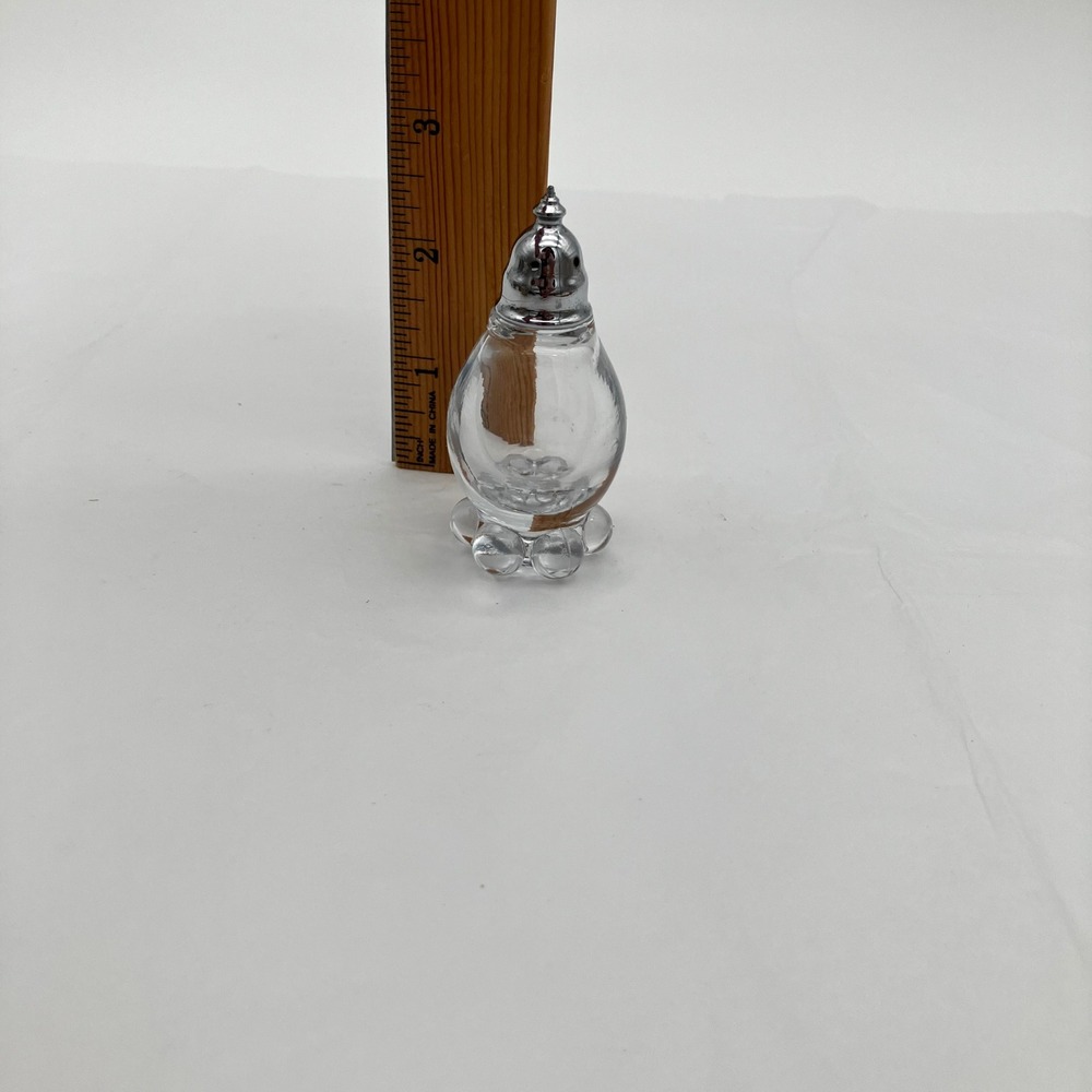 Imperial Glass Shaker Candlewick Pattern 400 3in Clear Vintage Beaded Base - Picture 10 of 10